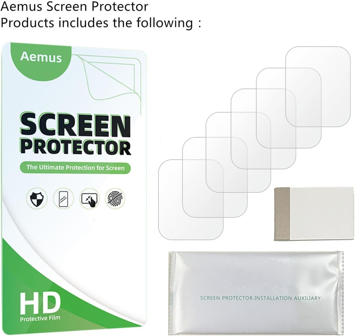 Screen Protector Compatible for Dakofied D1 Smart Watch 1.85" (6 Pack) Clear TPU Soft Film, Compatible for RUIMEN H1 Smartwatch - Image 8