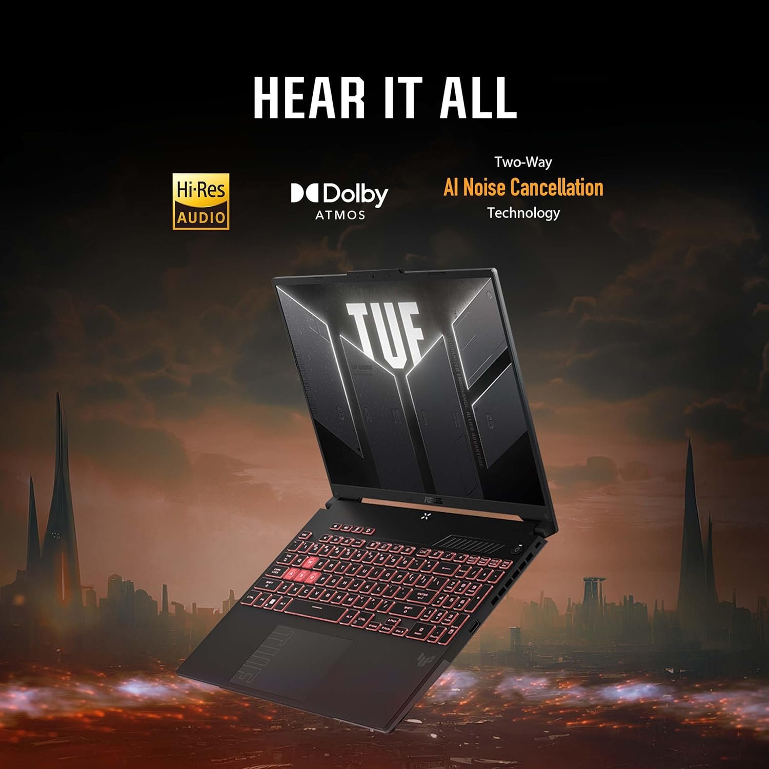 ASUS TUF Gaming A16 (2024) Gaming Laptop, 16” QHD+ 165Hz 16:10 Display, AMD Ryzen™ 9 7940HX, NVIDIA® GeForce RTX™ 4070, 16GB DDR5, 1TB PCIe Gen4 SSD, Wi-Fi 6, Windows 11, FA607PI-AS94 - Image 8