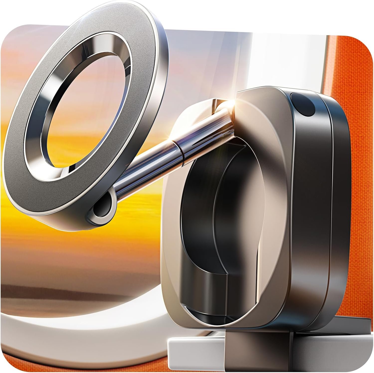 LISEN Airplane Travel Essentials Phone Holder for Women Baby Long Flight Essentials for Flying Must Haves Handsfree for MagSafe Travel Accessories Phone Stand Beach Vacation Cruise Essentials 2025 - Image 2